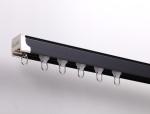 Easy Install curtain track gliders sliding curtain tiebacks magnetic