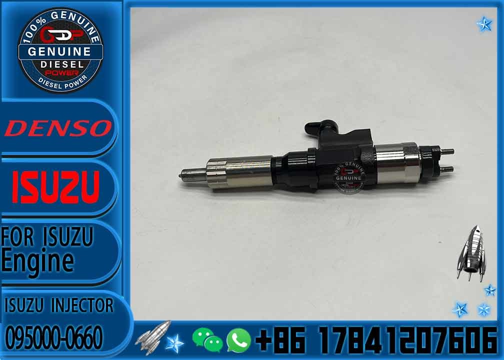 095000-0660 Fuel Injector For Isuzu Excavator 8-98284393-0 095000-5340 095000-5342 095000-5345 095000-5353