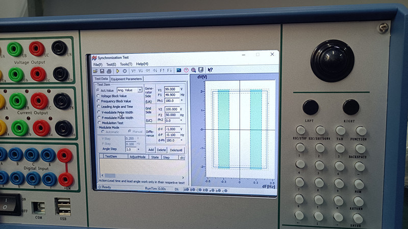Electric Secondary Current Injection Relay Test Set 6 Phase Relay Protection Tester
