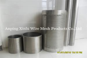 Quality Industrial Welded Wedge Wire Screen Stainless Steel Well Screen wholesale