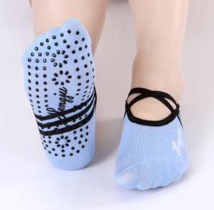 Quality Women Yoga Grip Socks Anti Foul Improved Stability / Balance For Protect Feet wholesale