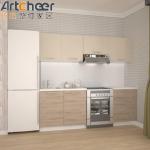 Small Room Kitchen Cabinets Complete Sets with Plywood Carcase and Contemporary