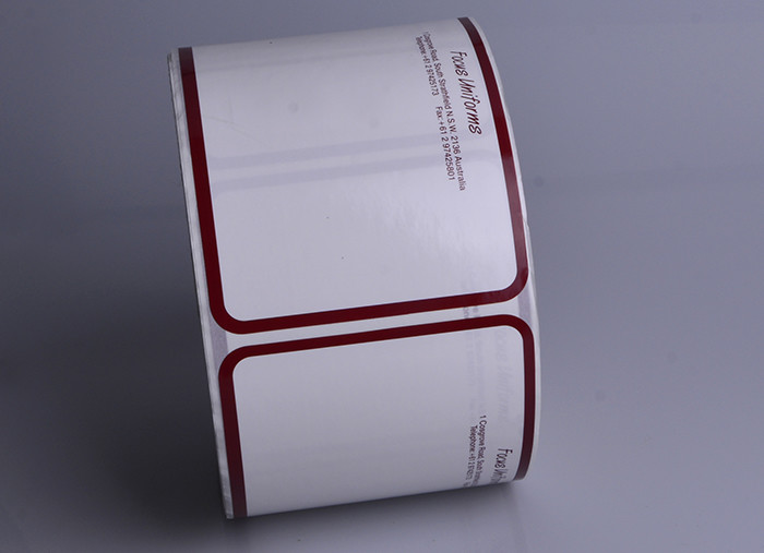 Print custom self adhesive paper printable shipping tracking labels