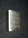3X4 vandal resistance stainless steel back lighted numeriic keypad