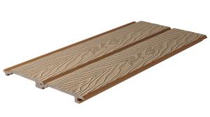 Quality Waterproof No Crack 3D Timber Wall Cladding 3D 148 X 21 Wood Plastic Composite wholesale