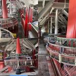 Used Middle Six Shuttle Circular Loom For FIBC Bags Woven Bags