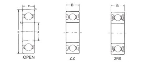 High Speed Smooth Feeling Ceramic Hybrid Bearing 163110 2RS for Biking Performance