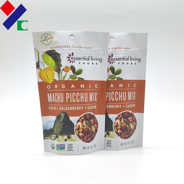 Biodegradable Resealable Plastic Zipper Packaging Bags Smell Proof 50 -