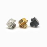 Custom Hexagonal Aluminum Straight Screw Alloy Car Hub Decorative Nail Cd