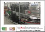 Bottle Carton Case Packer Machine For Lubricating Oil / Aerosol Products Filling