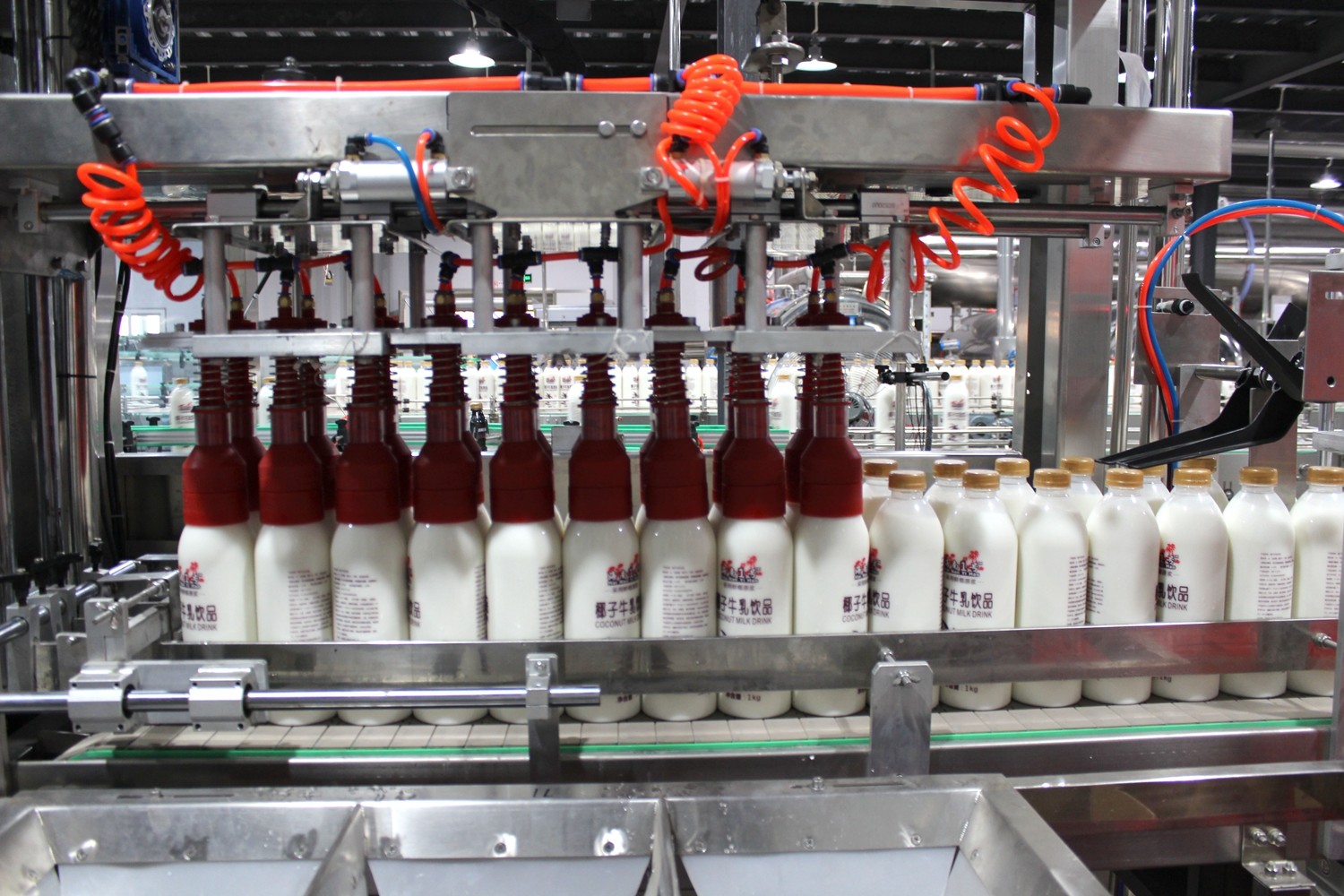 Stainless Steel 48000 BPH Milk Filling Machine
