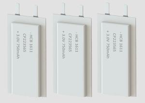 Quality 750mAh CP223565 3.0V Li-MnO2 Flat Lithium Battery Manganese Dioxide Cell Non Rechargeable wholesale