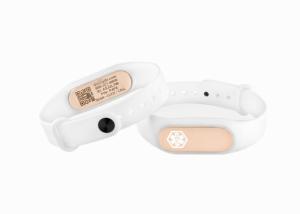 Quality Custom Printed Silicone Bracelets , Silicone Medical ID Bracelets With Pod wholesale