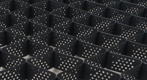 Quality 3D HDPE Slope Protection Geocell Driveway Gravel Stabilizer 356mm wholesale