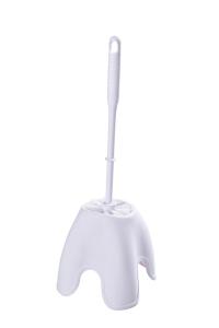 Quality 15x15x14.5cm Toilet Cleaner Brush Wc Cleaning Brush With Caddy Stiff Bristles wholesale