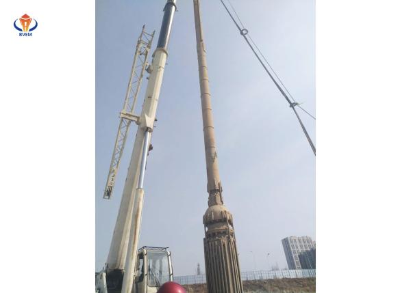 Eco - Friendly Vibro Replacement Machine 75KW Vibro Stone Columns Ground