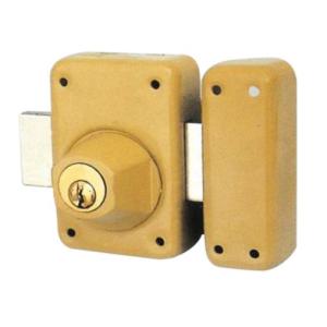 Quality Outdoor Rim Lock Heavy Duty Rim Lock With Zinc Cylinder And Normal Keys wholesale