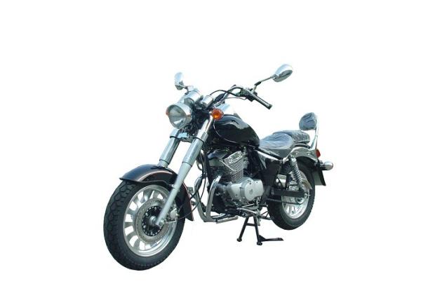 250cc Gas Chopper Gas Powered Motorcycle Front Disc Rear Drum Brake 100km/h Max