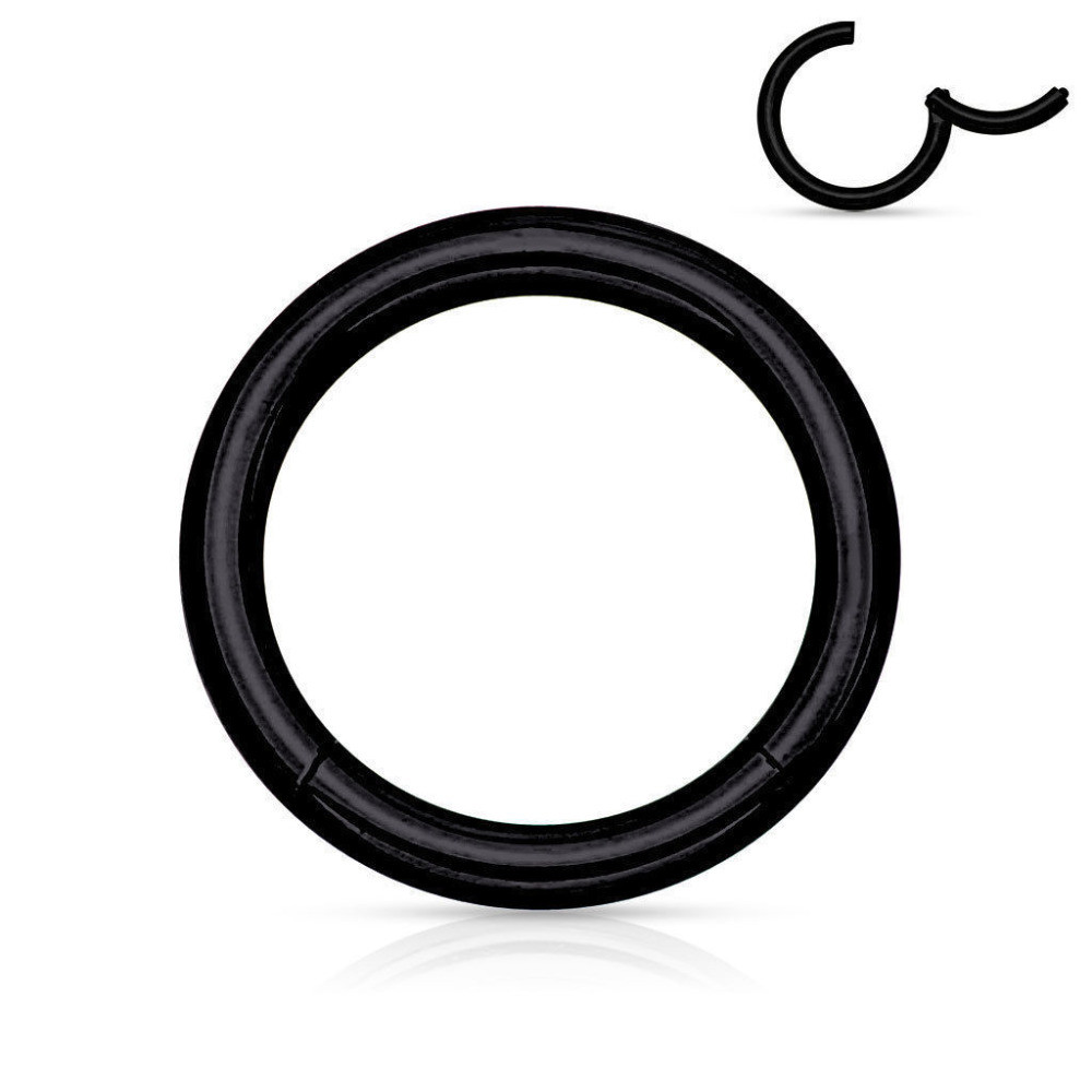 Titanium Hinged Segment Cliker Nose Ring Nose Hoop Ring Ear Tragus Cartilage Body Jewelry