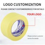 High Tack Crepe Natural Rubber Wall Decoration Painting Masking Tape Heat