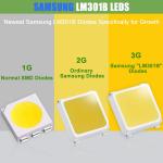 Indoor 600 Watt Full Spectrum Quantum Board Board LED Bloom Grow Lights 110V