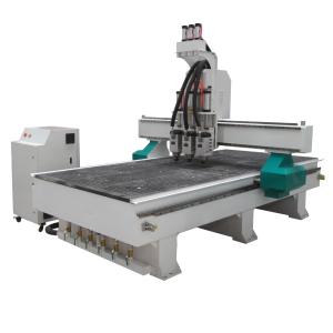 Quality 3 Spindles Auto Tool Changer ATC Furniture Wood Relief CNC Machine wholesale