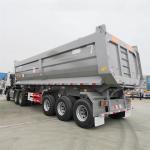 80ton tipper trailer tipper trailer rear dump truck semi trailer for sale
