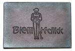 Private Custom Embossed Leather Patches For Jeans / Garment / Bag