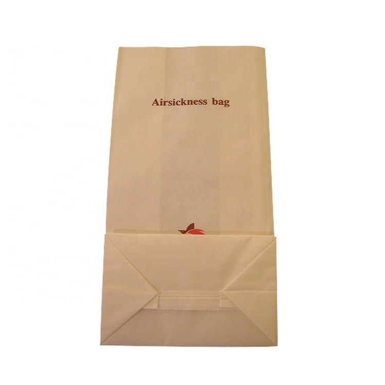 Disposable Biodegradable Airplane Barf Bag For Vomitting
