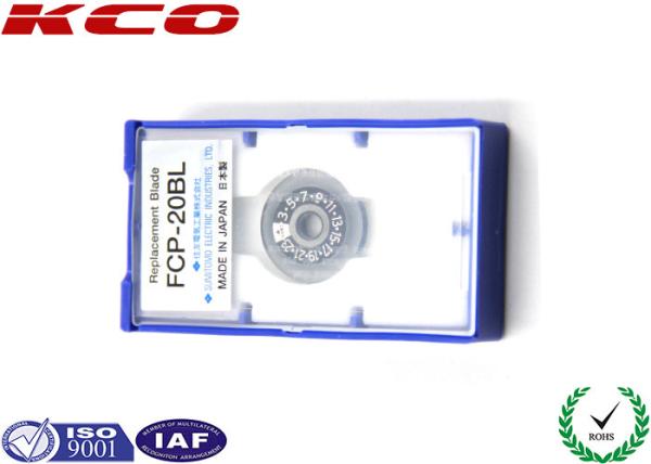 Single Fiber Optic Cleaver Blade / Optical Fiber Cleaver 5 Degree Cemented