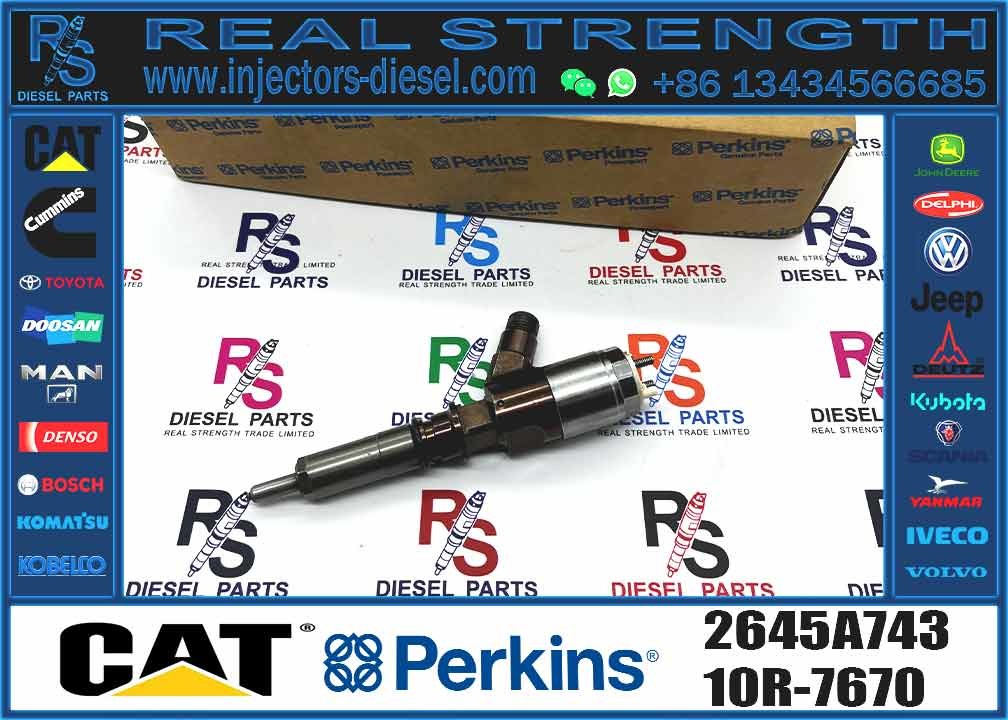 Diesel Fuel Engine Injector 10R-7675 2645A743 10R-7670 317-2300 Fuel Injector For Cat Excavator Engine C6 C6.4