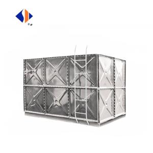 Quality Fire Water Storage Hot Dipped Galvanized Steel Panel Assembled Tank for Food Beverage wholesale
