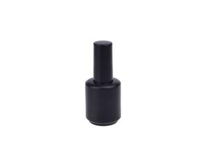 Quality white powder coating gel polish bottle thick tough coating 15ml round gel polish bottle nail polish packaging LESS MOQ wholesale
