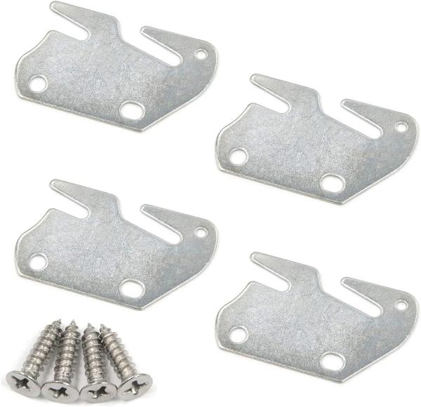 Wood Bed Rail Hook Plates Play a Role in Supporting Fixed Bed Frame ISO9001 Rohs