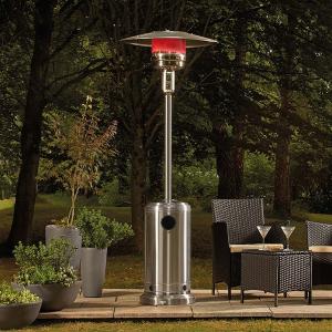 Quality 220 cm H Stainless Steel Silver Gas Flexible Radiant Full Height Portable Patio Heater wholesale
