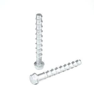 Quality 5/8x6'' Stainless Steel Hex Self Tapping Concrete Screw Anchor Bolts for Guardrail Fixing wholesale