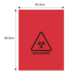 Quality Red Thickness 39 micron Specimen Transport Bags Hospital Biohazard wholesale