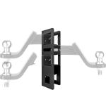 Wall Mount Bike Cargo Rack Hanging Garage Wall Organizer Trailer Hitch Receiver