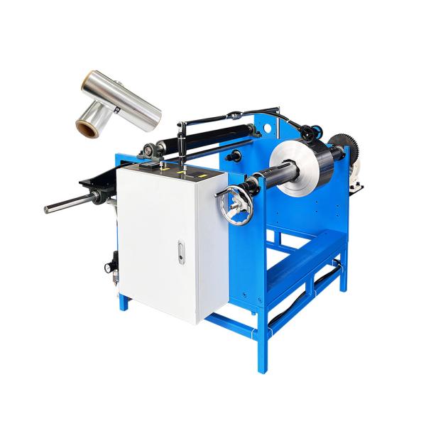 Plastic Packaging Material Small Kitchen Foil Rewinder Machine at 1350*840*960