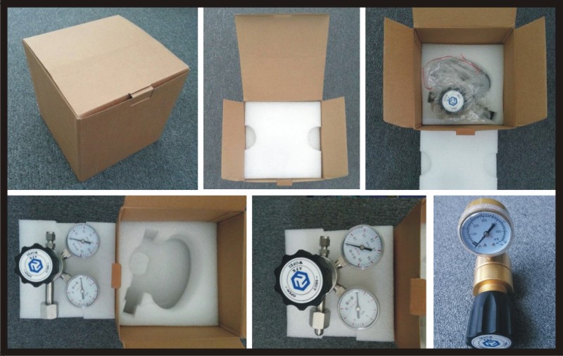 AFK Nitrogen Hydrogen Argon Nitrogen Low Pressure Stainless Steel 2nd stage regulator
