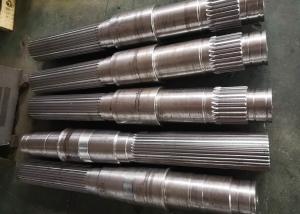 Quality 42CrMo Forged Steel Involute Spline Shaft Spline Hobbing For Coal Mining Equipment wholesale