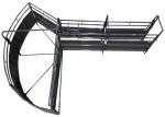 Durable Livestock Handling Equipment 16 Inch Long Cattle Sweep Alley Systems