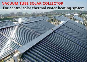 Quality Commercial Vacuum Tube Solar Collector Vertical Mounted 25 - 30 Tubes / Set wholesale