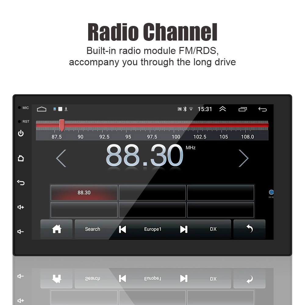 2 DIN Car Radio Android 11.0 GPS Navi for Apple Carplay Android Auto Other Combination
