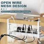 Organize Cables and Power Strips with Our Sustainable Under Desk Cable Duct Wire