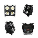 Studio Tv Film Dmx Strobe 2x100w 2 Eyes Led Audience Blinder Light 4x100w 4 Eyes