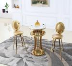 Marble Top Bar Height Table