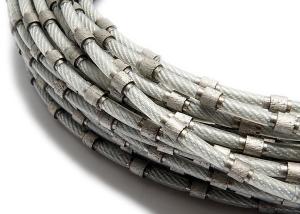 Quality Granite Profiling Tools Diamond Wire Saw Rope Cutting Stone 8.8mm wholesale