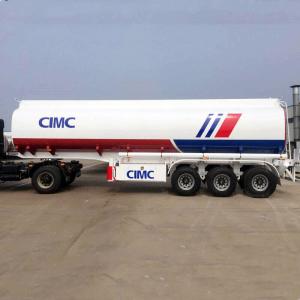 Quality Road Stainless Steel 6mm 3 Axle 42000L Oil Tanker Trailer wholesale
