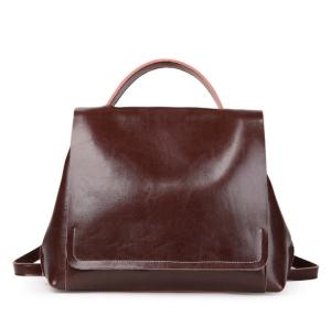 Quality Real Leather Travel Bags Doble Shoulder Bag Cowhide Women Backpacks wholesale
